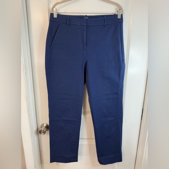 J. Crew Pants - J. Crew Women’s Navy Kallie Straight Leg Pants - Size 10